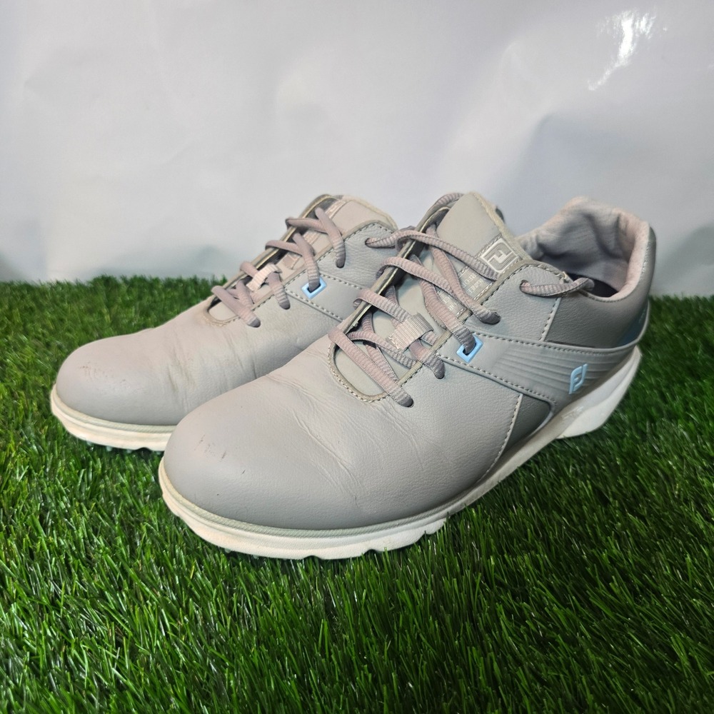 FootJoy Size 9 Grey Pro SL Golf Shoes Womens Spikeless Leather 98118